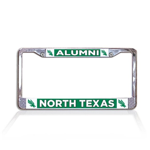 University of North Texas Alumni Metal Tag Frame (Officially Licensed Product) - Picture 1 of 3